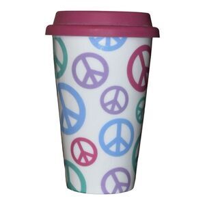 Eco freindly 10 oz peace sign mug